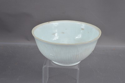 Lot 469 - A Chinese Southern Song Dynasty qingbai incised lotus bowl