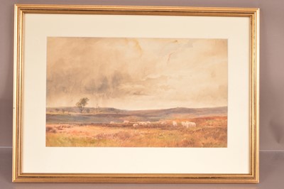 Lot 487 - Samuel Read (1815-1883) (Attributed) "Landscape with Sheep"