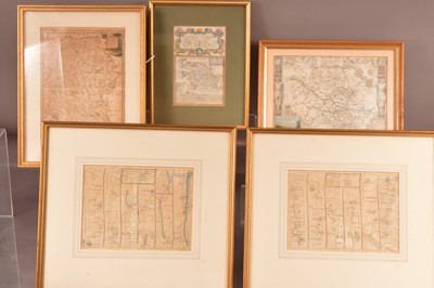 Lot 509 - Various framed 18th/19th Century maps