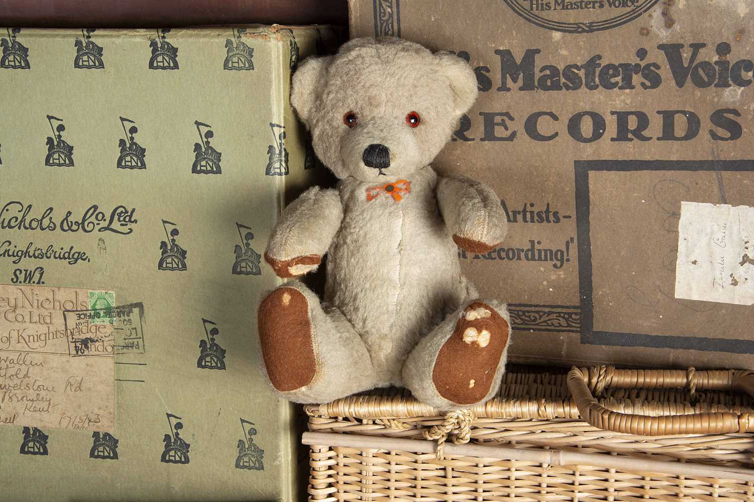 Lot 128 - A Chad Valley seated Cubby Teddy Bear late 1930s or 1940s