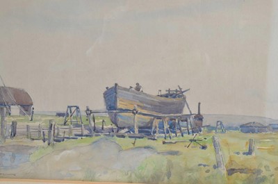 Lot 522 - Edgar Thomas Holding (1870-1952) "The Boat Yard, Wareham" (Dorset)