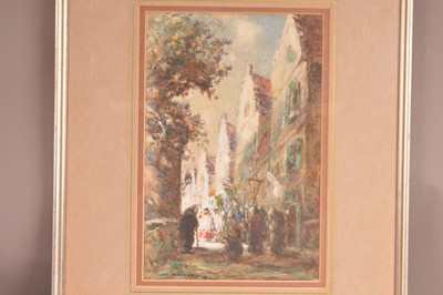 Lot 524 - Thomas William Morley (1859-1925) "A Dutch Religious Procession"