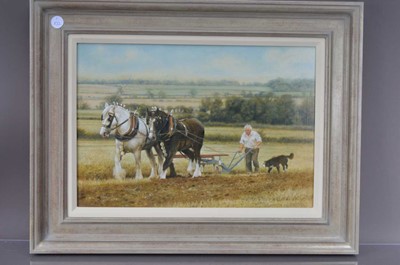 Lot 529 - Edna Bizon (1929-2016) "Ploughing"