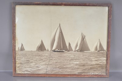 Lot 555 - An antique Beken & Son of Cowes yacht racing photograph