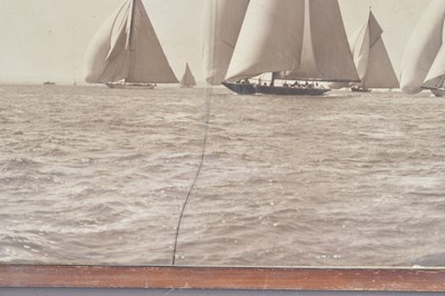 Lot 555 - An antique Beken & Son of Cowes yacht racing photograph