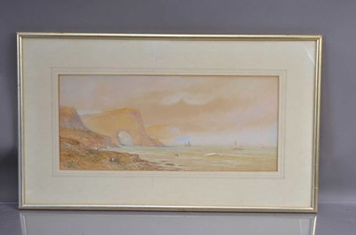 Lot 561 - Montgommery Ansell (AKA Francis E Jameson (1895-1950)) "Coastal View with Arch"