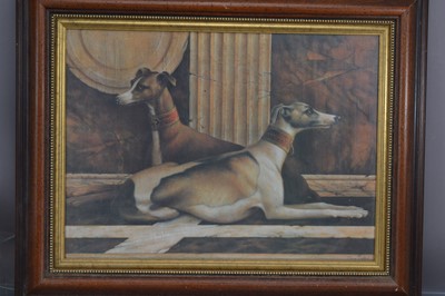 Lot 574 - Elaine Vollherbst (Contemporary) (After) " “Greyhound Fresco”