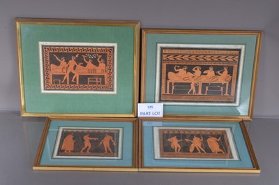 Lot 653 - Four Roman Style prints