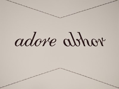 Lot 661 - Helen Chadwick (1953-1996) "Adore Abhor"