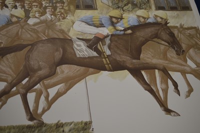 Lot 663 - Bengt Bockman (1936-2014) nine lithographs from the "Project Racing Form"