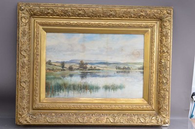 Lot 700 - Norman Macleod MacDougall (Scottish 1852-1939) "Bardowie Loch"