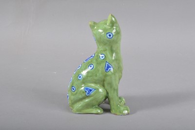 Lot 15 - A French Faience ceramic cat
