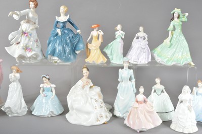 Lot 29 - A large collection of ceramic lady figurines