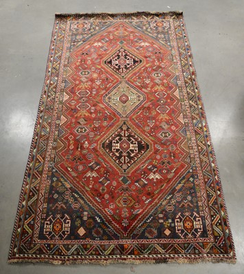 Lot 408 - A Persian woollen rug