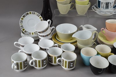 Lot 76 - A large collection of assorted mid 20th century tea and coffee wares