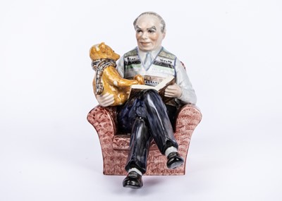 Lot 46 - An Irish Dresden porcelain Peter Bull and Aloysius figurine, circa 1984