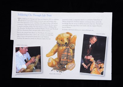 Lot 53 - An Aloysius by Merrythought, signed by Jeremy Irons and Anthony Andrews