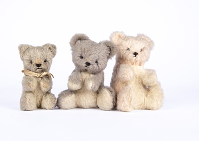 Lot 70 - Three Jungle Toys seated Bingo Bears, 1930s, from the collection of Colonel Bob Henderson