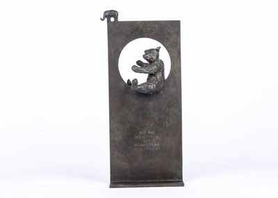 Lot 88 - A Steiff bronze of replica of the famous Giengen sculpture