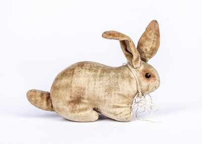 Lot 92 - ‘Princess’, a rare Steiff velveteen rabbit which belonged to Princess Xenia, circa 1910