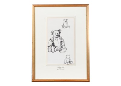 Lot 110 - A pen and ink sketch of Alfonzo by Anita Townsend