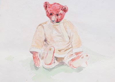 Lot 120 - A watercolour portrait of Alfonzo