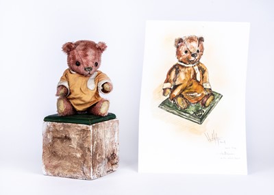 Lot 125 - A Hisa's Little Alfonzo artist Teddy Bear by Hisa Kato H.K.B  (Japan)