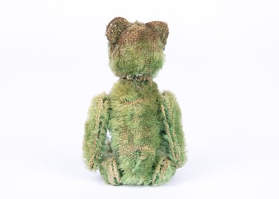 Lot 137 - A Schuco green mohair Teddy Bear compact Teddy Bear, 1920s