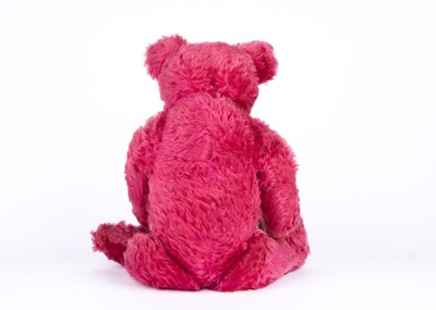 Lot 142 - ‘Fuchsia’, a rare Dean’s Rag Book Co bright pink mohair Teddy Bear, 1920s