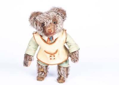 Lot 145 - A rare Eduard Cramer clockwork walking boy Teddy Bear, late 1920s