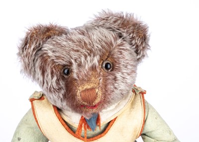 Lot 145 - A rare Eduard Cramer clockwork walking boy Teddy Bear, late 1920s