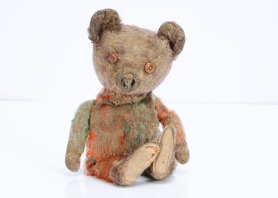 Lot 146 - ‘Quirky’, a rare German green and orange mohair Teddy Bear