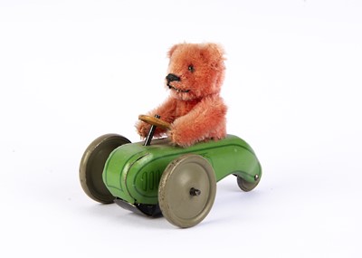 Lot 147 - A rare and fine Schuco Teddy Bear roller toy, 1920s