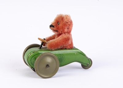 Lot 147 - A rare and fine Schuco Teddy Bear roller toy, 1920s