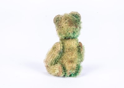 Lot 150 - A Schuco green mohair miniature Teddy Bear, 1930s