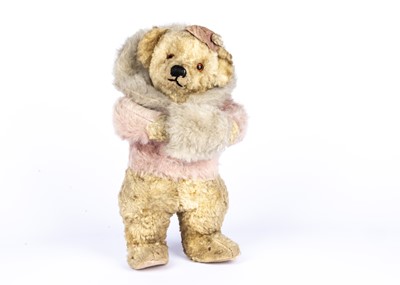 Lot 159 - A rare Chiltern Skater musical Teddy Bear, late 1930s