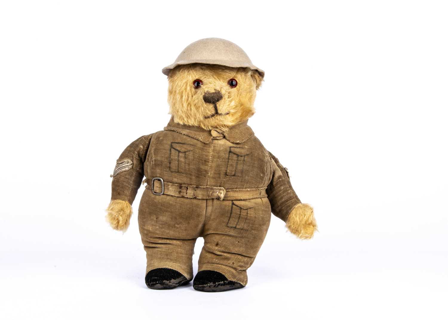 Lot 170 - A very rare Chiltern Homeguard Teddy Bear, 1940s