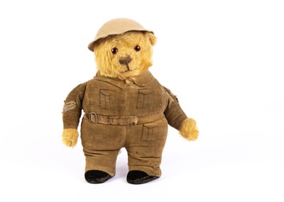 Lot 170 - A very rare Chiltern Homeguard Teddy Bear, 1940s