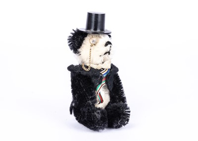 Lot 174 - A rare post-war US exclusive Schuco miniature Ambassador Diplomat Panda Teddy Bear