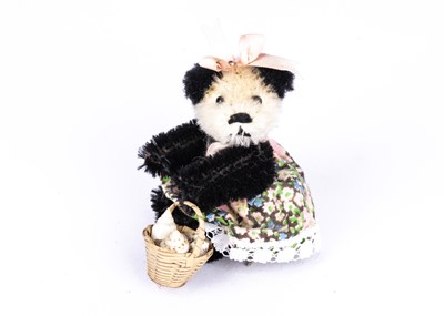 Lot 175 - A rare post-war US exclusive Schuco miniature Panda Girl Teddy Bear