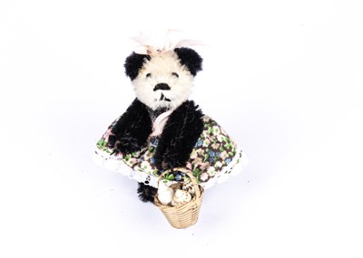 Lot 175 - A rare post-war US exclusive Schuco miniature Panda Girl Teddy Bear