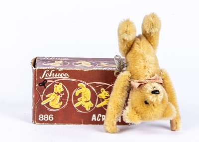 Lot 183 - A rare post-war Schuco Acrobat Teddy Bear, in original box