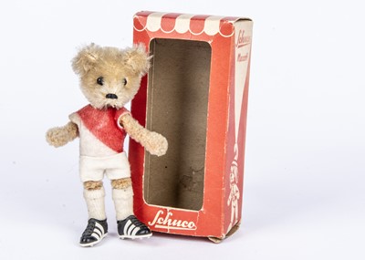 Lot 184 - A post-war Schuco Mascot footballer Teddy Bear