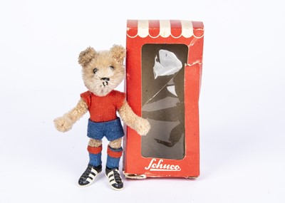 Lot 185 - A post-war Schuco Mascot footballer Teddy Bear