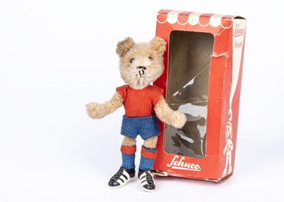 Lot 185 - A post-war Schuco Mascot footballer Teddy Bear