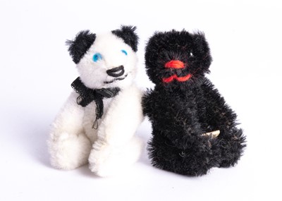 Lot 186 - Two Karl & Heike Bar replica Schuco miniature Teddy Bears