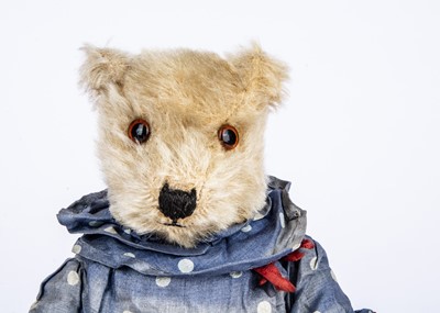 Lot 190 - ‘Quincy’, a post-war Chiltern Hugmee Teddy Bear in clown costume