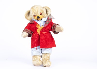 Lot 194 - A Merrythought replica prototype for Bedtime Bertie Cheeky Teddy Bear, circa 1992