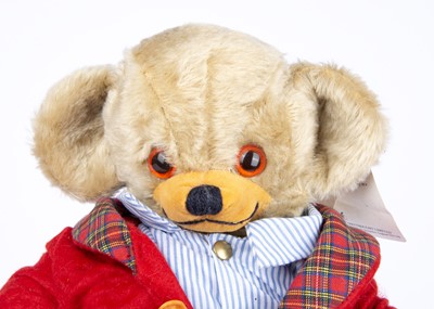 Lot 194 - A Merrythought replica prototype for Bedtime Bertie Cheeky Teddy Bear, circa 1992