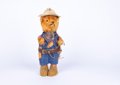 Lot 200 - An American Cowboy Teddy Bear for Montgomery Ward catalogue, circa 1940